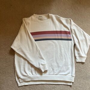 Oversized crewneck sweatshirt